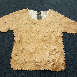 Magic scarf one-size-fits-all blouse