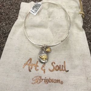 Retired limited edition Brighton charm bracelet - peace on earth dove