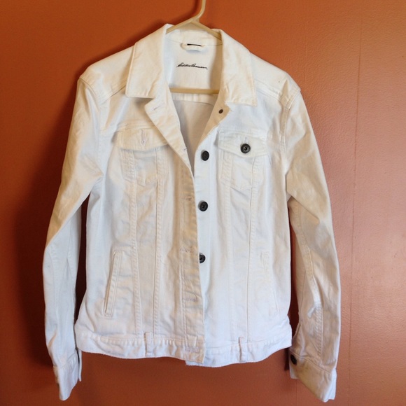 Eddie Bauer Jackets & Blazers - Eddie Bauer white jean jacket