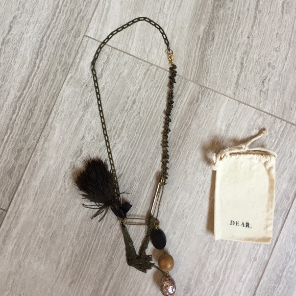 Necklace by DEAR, New York based designers.