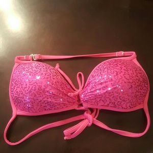 Hot pink bikini top