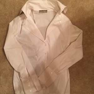 White bodysuit shirt