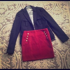 Classic burgundy fall/winter skirt!