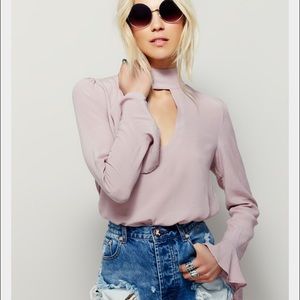 Free people retro romance top