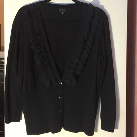 Nine West black cardigan