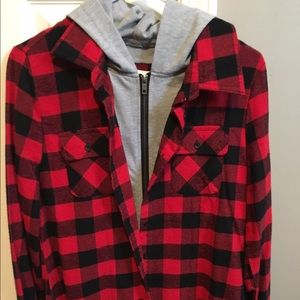 HOODED FLANNEL💥💥🎉🎉❤️❤️