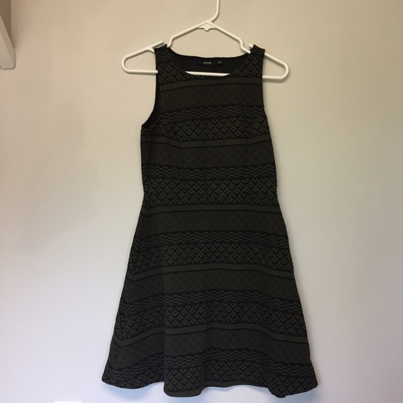 Apt 9 Green and black geometric print dress - Picture 1 of 3