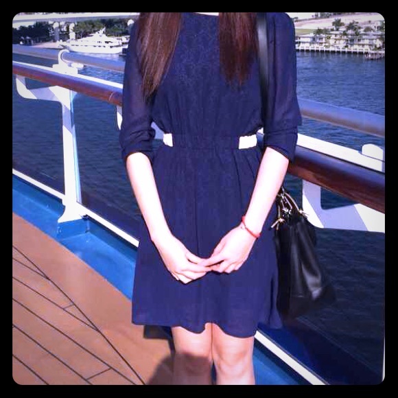 Navy blue gorgeous dress