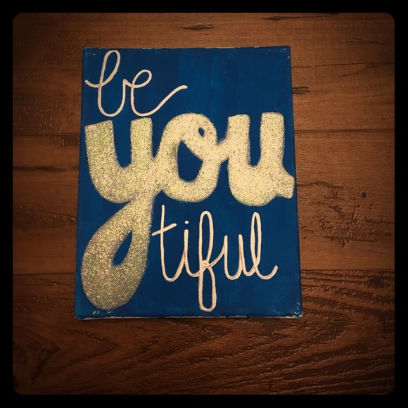 Glitter beYoutiful Canvas