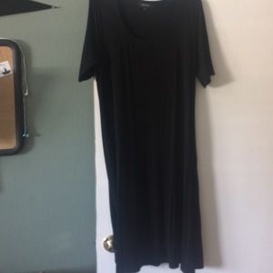 Black A-Line dress