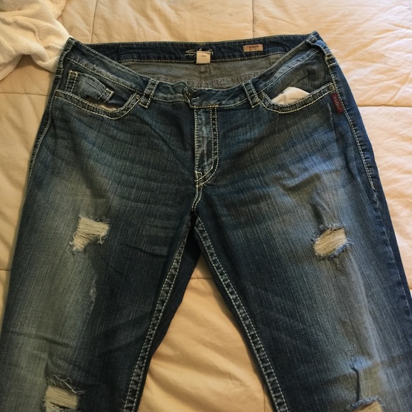 Silver jeans