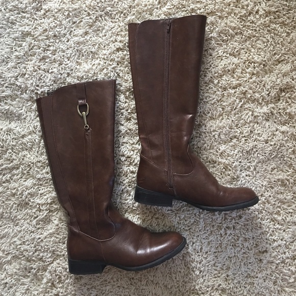 Life Stride Shoes - Knee High Equestrian Style Boots
