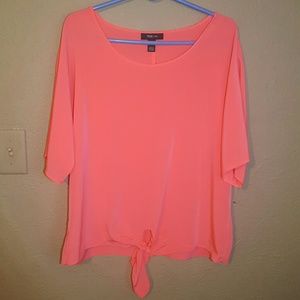 Bright Knotted Top!