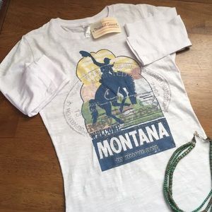 NWT Montana Bucking Horse Layering Tee