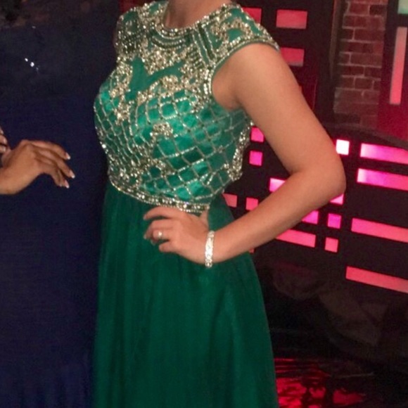 Hunter Green Prom or Formal dress