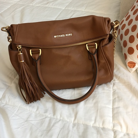 Michael Kors camel brown purse