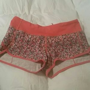 Lululemon speed shorts 4 way stretch