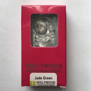 Beautiful Jade green eye cosmetics