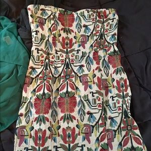 Patterned sleeveless Dress