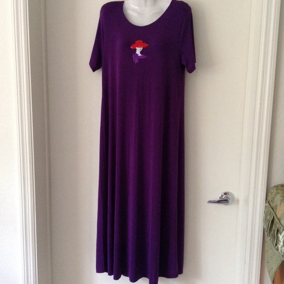 Old Fashioned Red Hat Society Dress