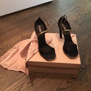 Prada black heels