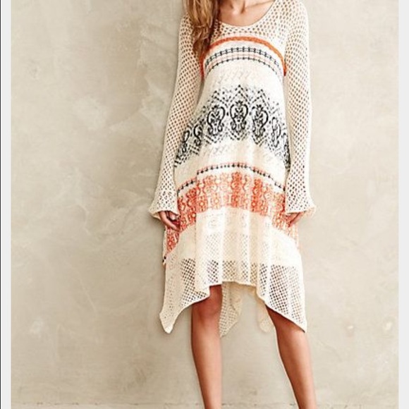 Anthropologie risen sun dress