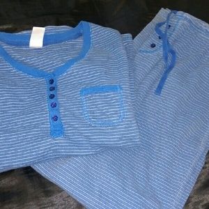 Blue cozy pajama set