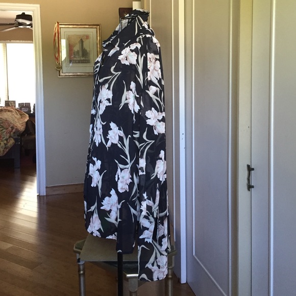 RO & DE FLORAL PRINT LS BLOUSE - Picture 2 of 4