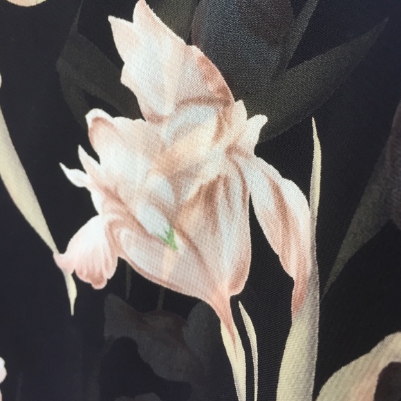 RO & DE FLORAL PRINT LS BLOUSE - Picture 4 of 4