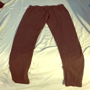 Brown leggings