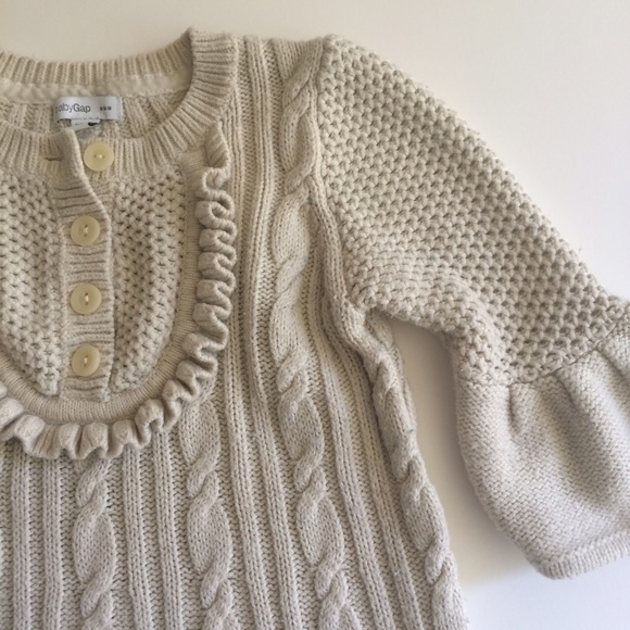BabyGap cable knit sweater dress