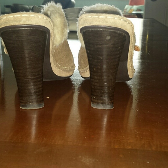 Linea Paolo taupe suede clogs - Picture 2 of 4