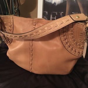 Coach leather hobo bag