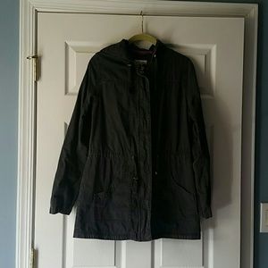 Fall jacket with hood