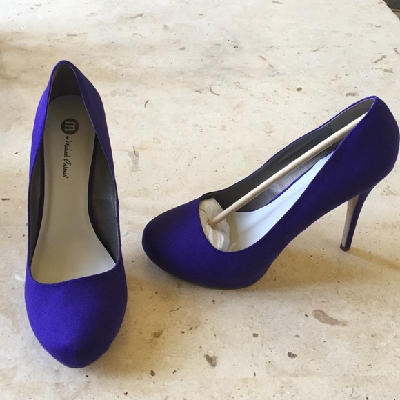 Purple Suede Pumps