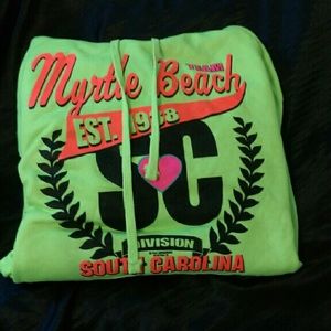 Neon green hoodie