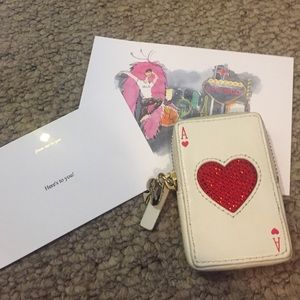 Kate spade ace of hearts coin purse