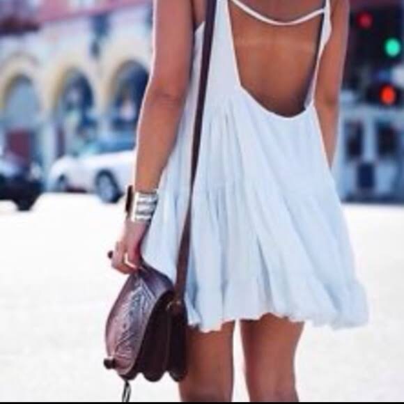 Brandy Melville Jada Dress in Light/Baby Blue! 💙