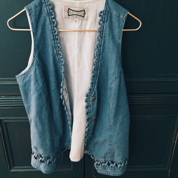 Vintage Denim Vest - Picture 2 of 4