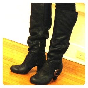 Tall Black Slouch Boots🏡SALE! MAKE AN OFFER!!!!💖