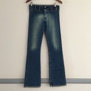 Kosiuko Boot Cut Jeans - Medium Blue