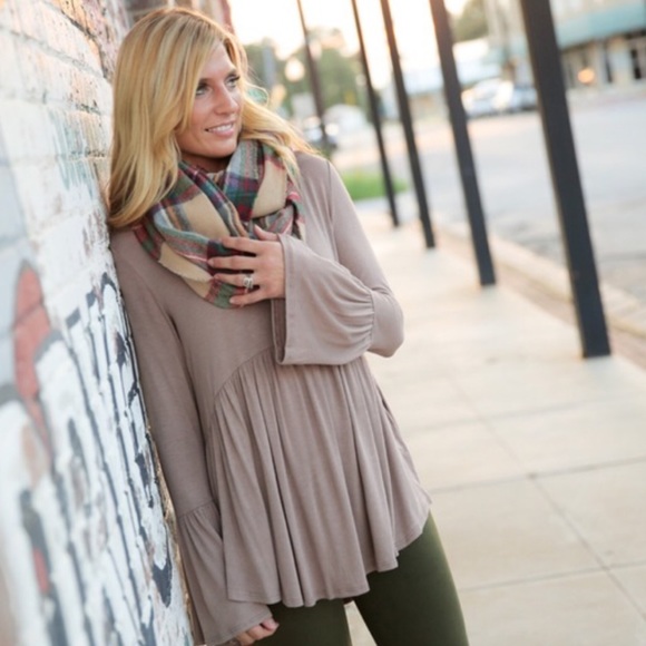 Bell Sleeve Babydoll Tunic