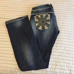 VIGOSS dark blue boot cut jeans