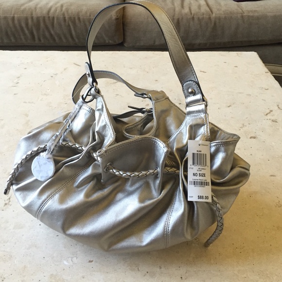 Silver Hobo Purse