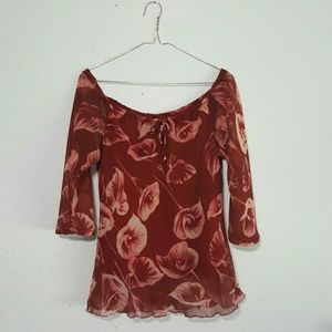 Jonathan Martin Burgundy floral