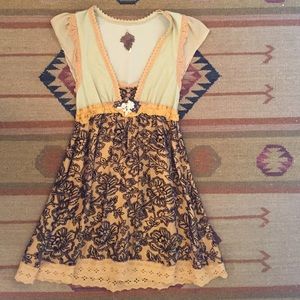 Free People velvet dress