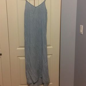 NWT Gap Chambray Maxi Sundress size XS