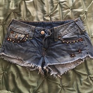 True religion Jean shorts