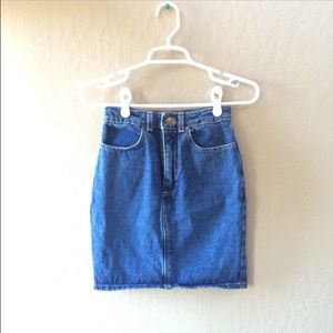 Discontinued American Apparel Denim Skirt