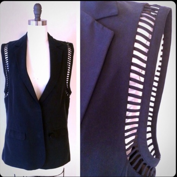 Rachel Roy black vest
